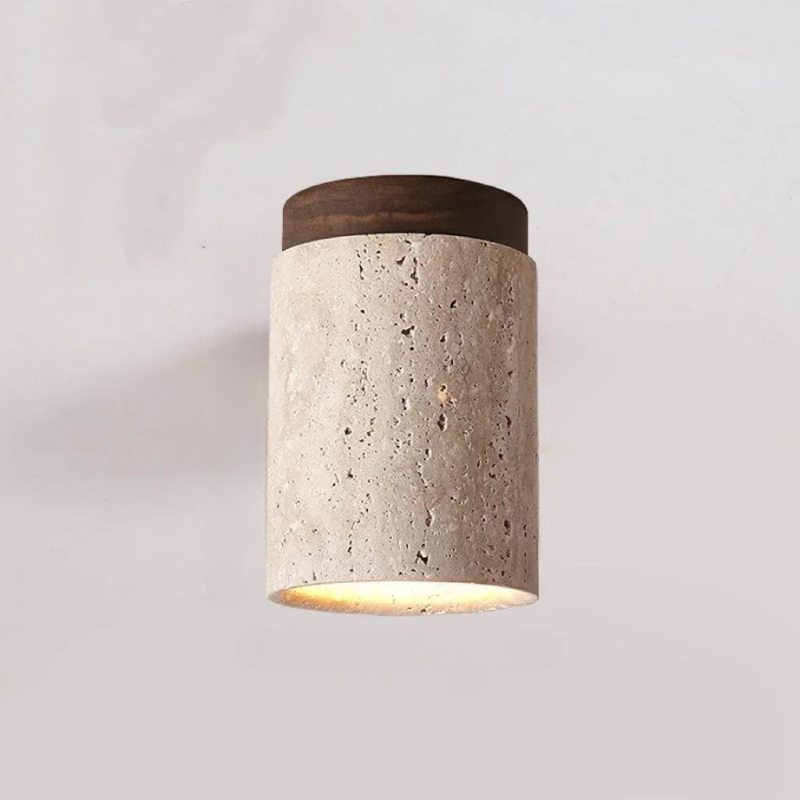 Lámpara de Araña Elegante de Piedra para Entrada y Vestíbulo