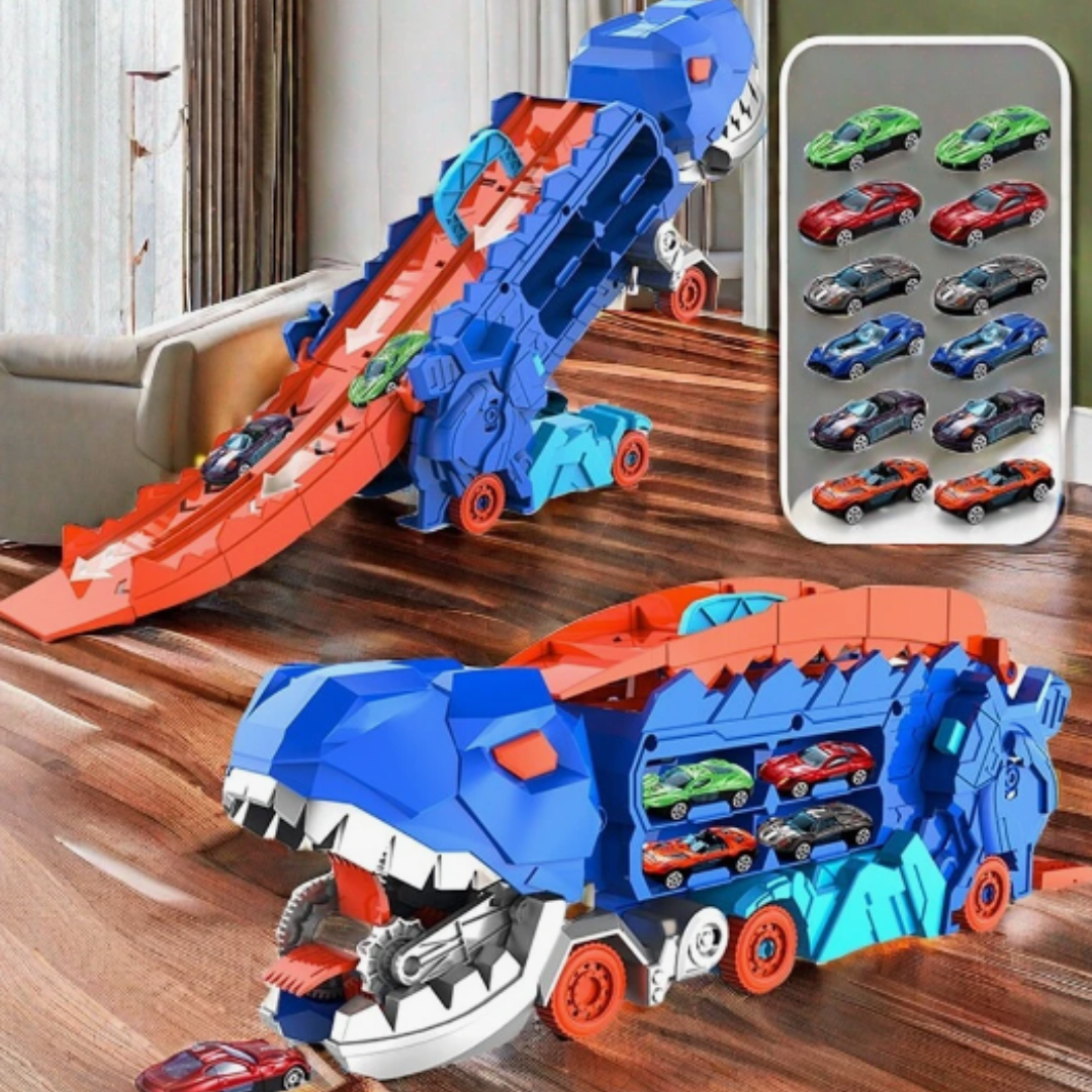 Juguete Camión Dinosaurios Pista de Velocidad