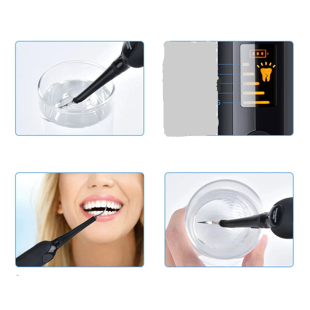 FreshWhite™ – Limpiador Dental Eléctrico Impermeable con 6 Velocidades