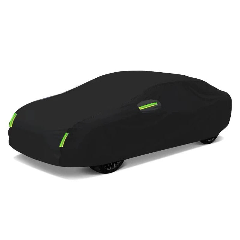 Funda Impermeable para Coche con Tiras de Seguridad y Protección Solar
