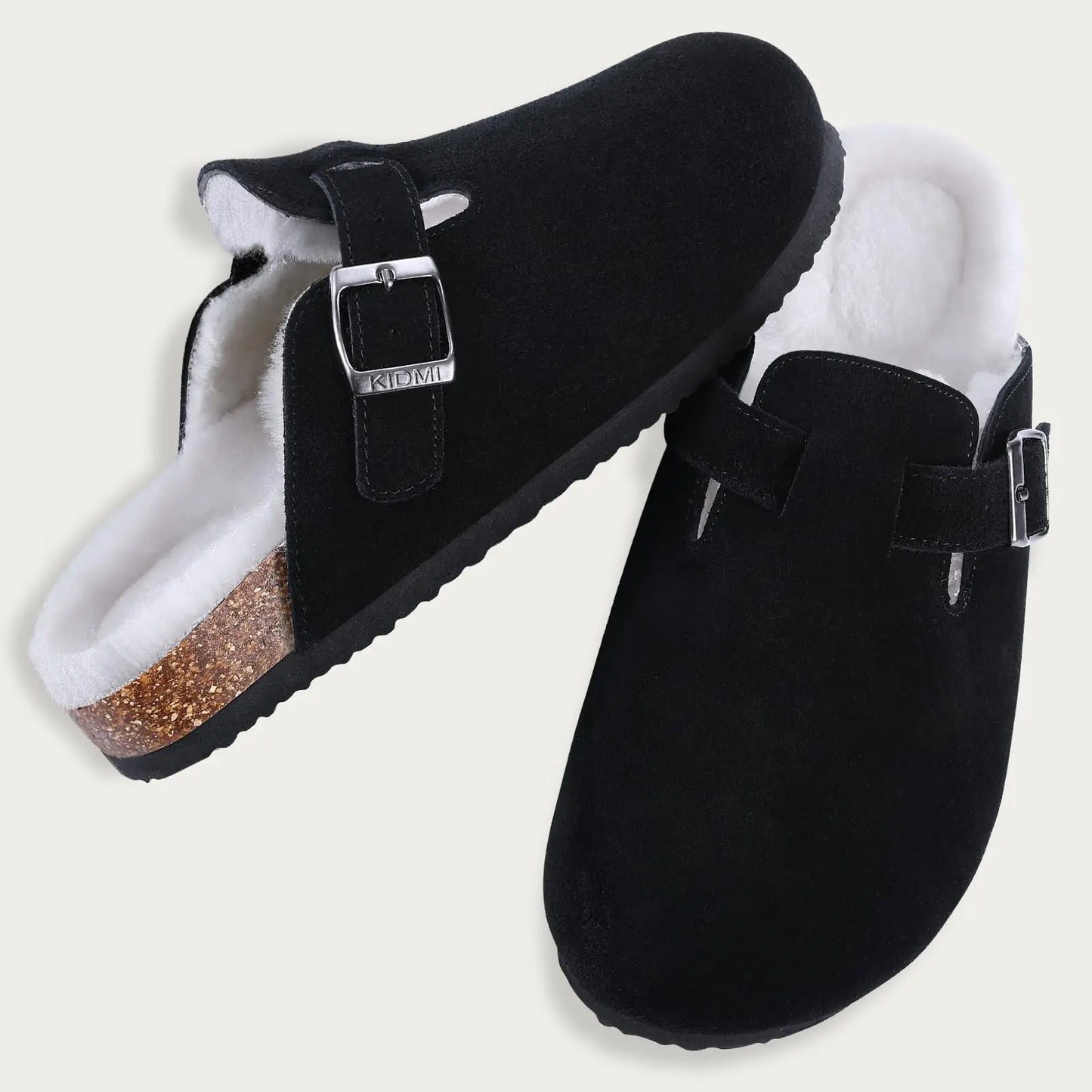 Pantuflas forradas suaves para hombres y mujeres