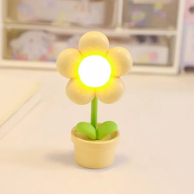 Lámpara de Mesa Floral Elegante