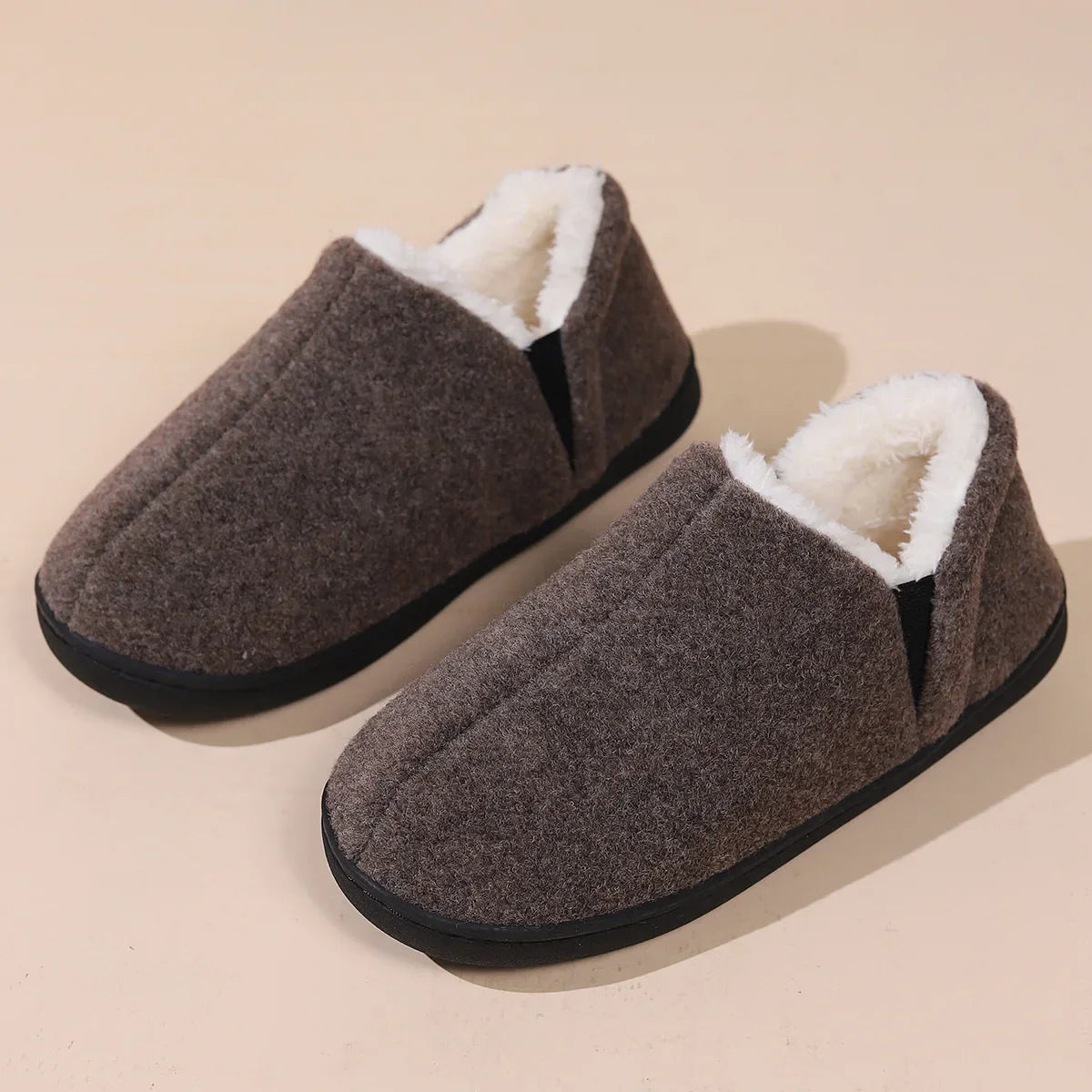 Pantuflas de peluche unisex acogedoras