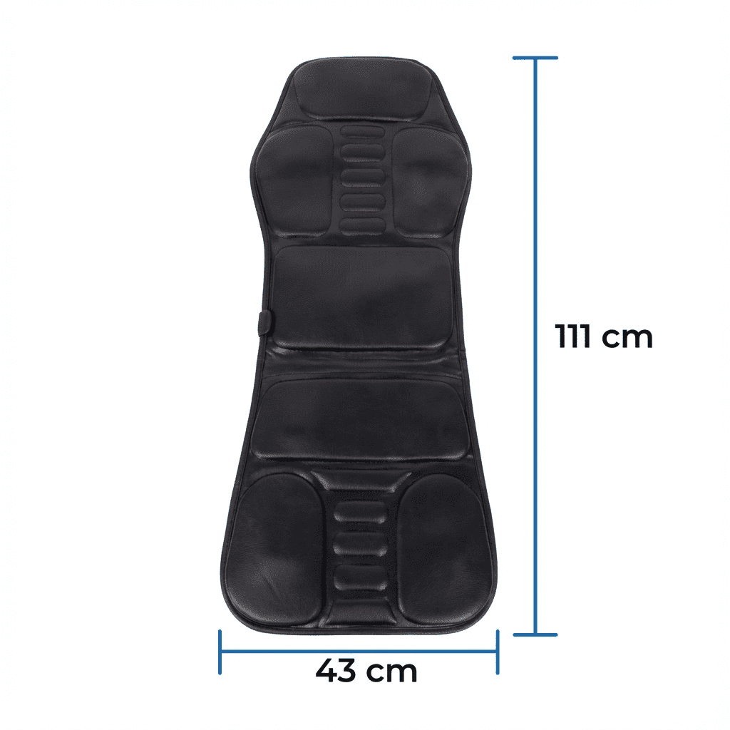 Coussin de massage shiatsu chauffant portable pour maison bureau