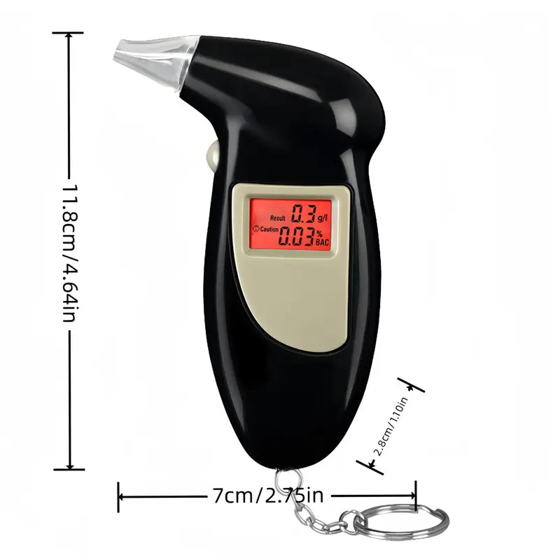 AlcoSense™ – Alcoholímetro digital electrónico portátil preciso y rápido