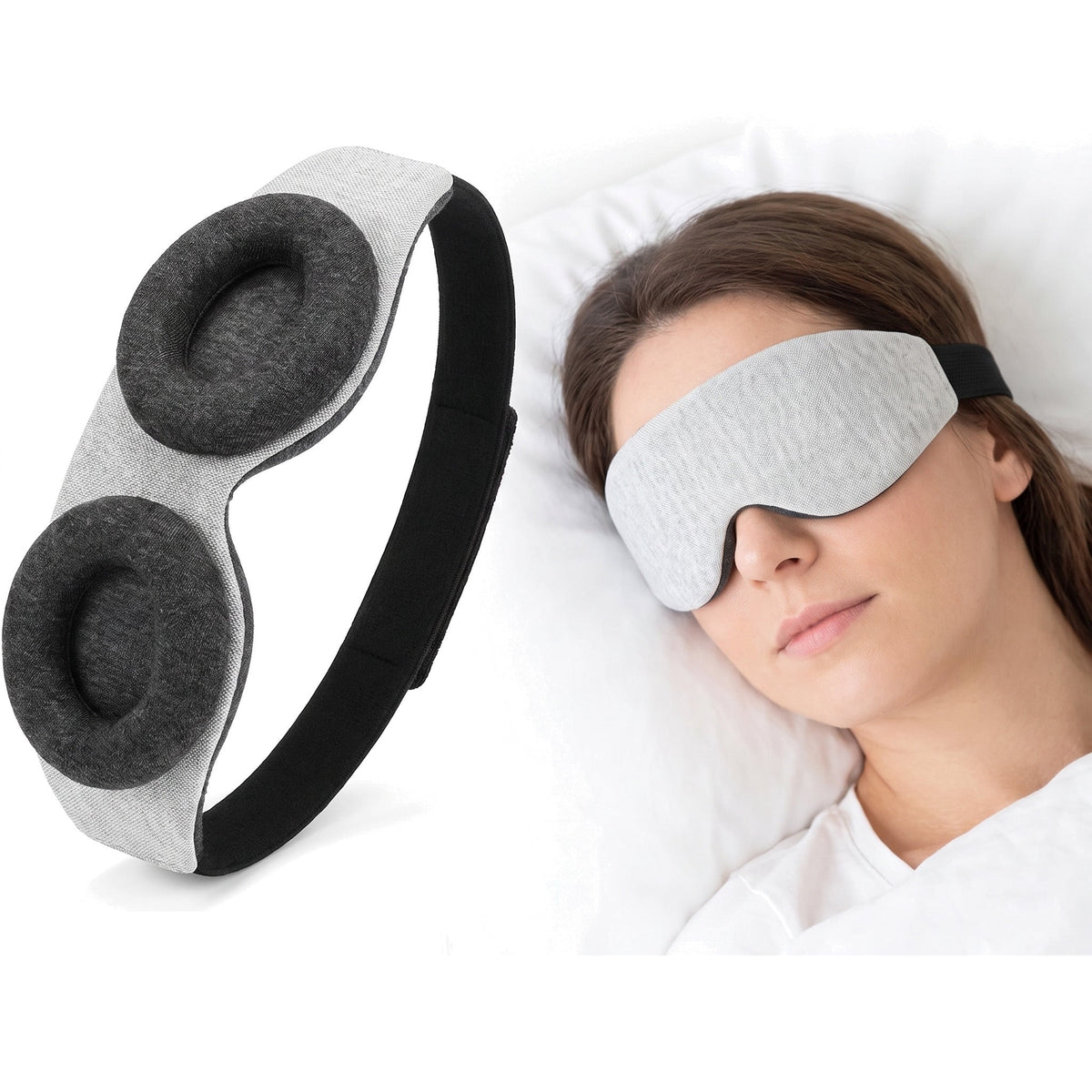 Masque de sommeil ajustable sans pression oculaire