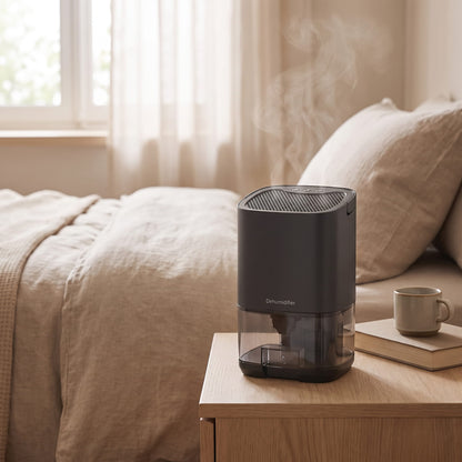 Déshumidificateur silencieux 2 en 1 pour air intérieur