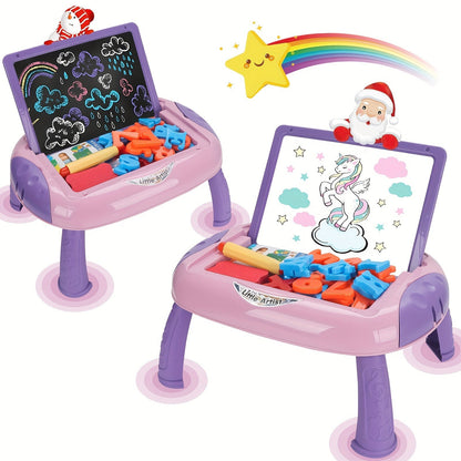 Pizarra Reversible Negra y Blanca para Niños con Accesorios