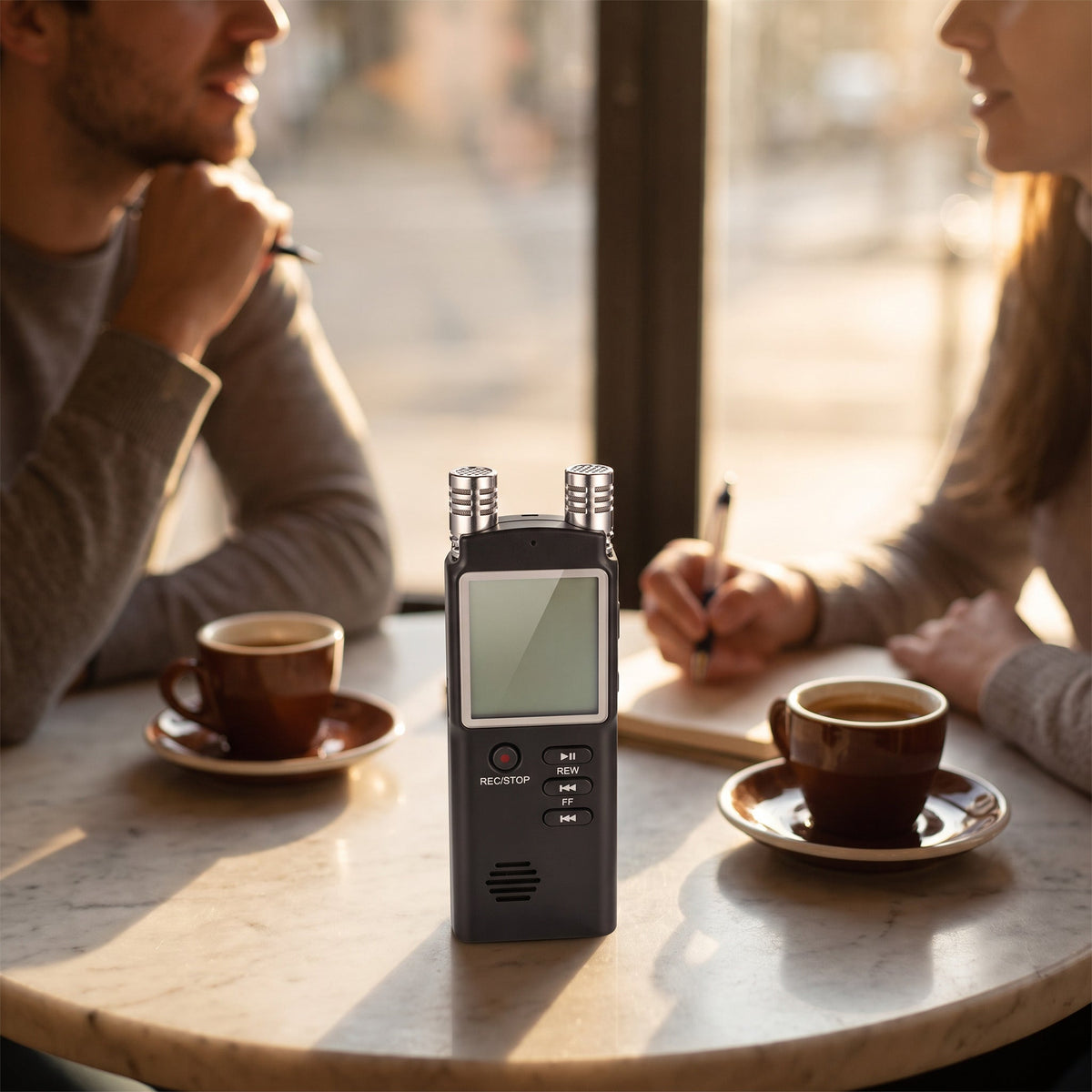 Dictaphone numérique portable à enregistrement vocal