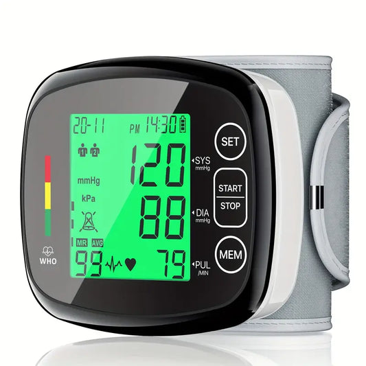 Vitapulse™ – Tensiómetro de Muñeca Automático con Pantalla LCD Grande