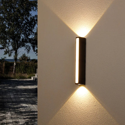 Luz LED decorativa de pared para exteriores