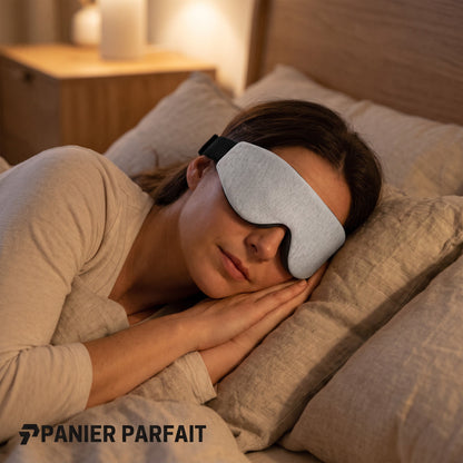 Masque de sommeil ajustable sans pression oculaire