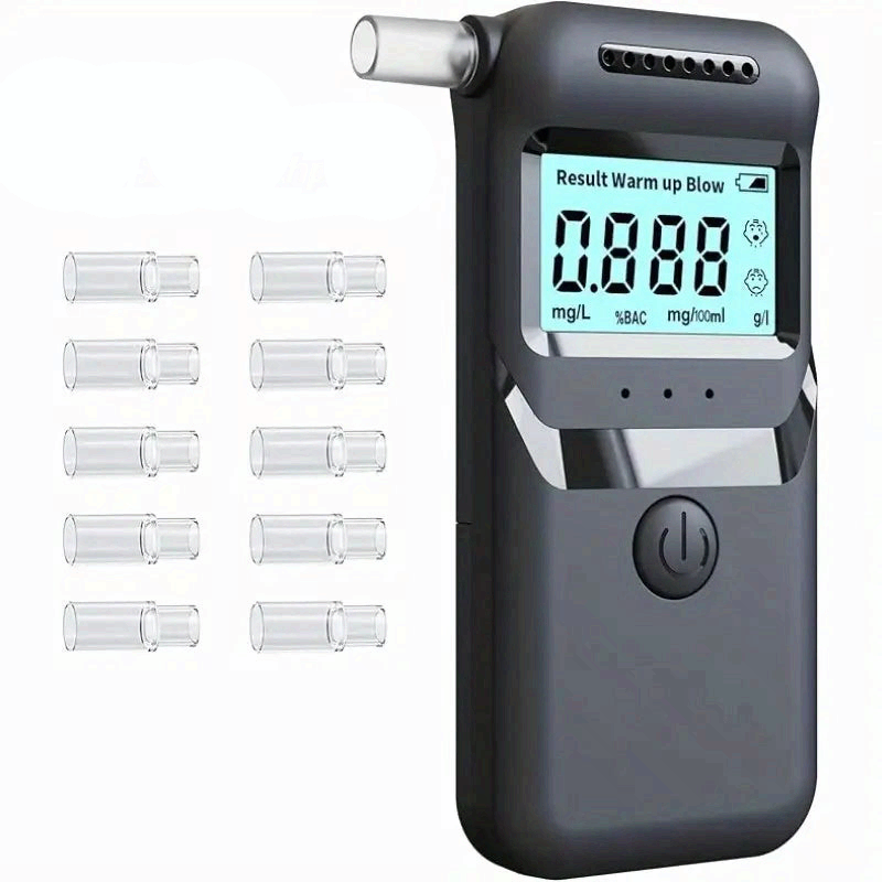 AlcoZen™ – Alcoholímetro Electrónico Portátil con Pantalla LCD Precisa