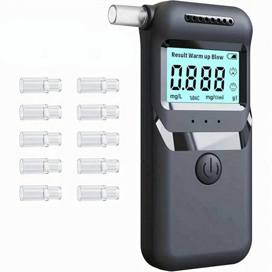 AlcoZen™ – Alcoholímetro Electrónico Portátil con Pantalla LCD Precisa