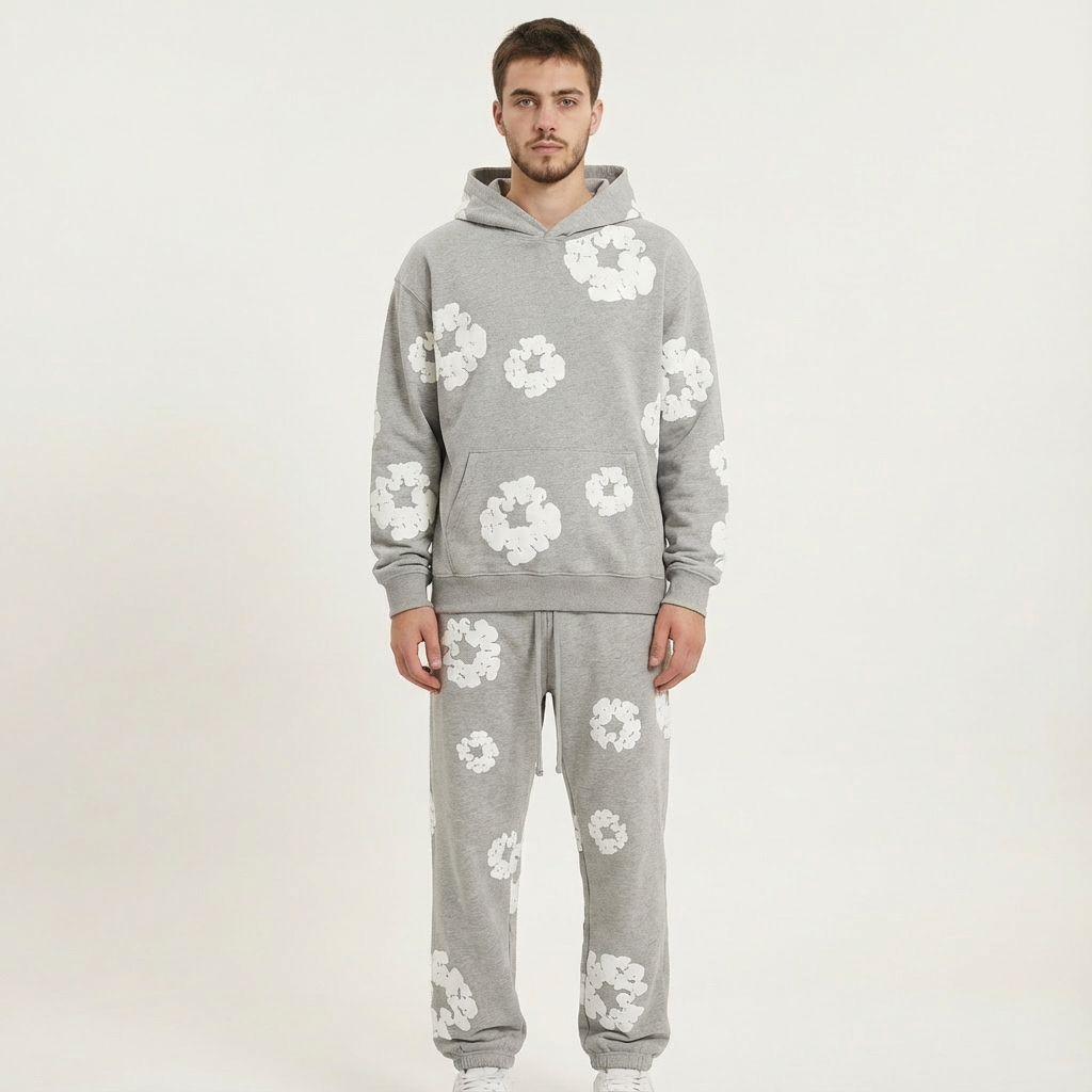 Sudadera Floral Elegante para Hombre – Confort Chic Primavera
