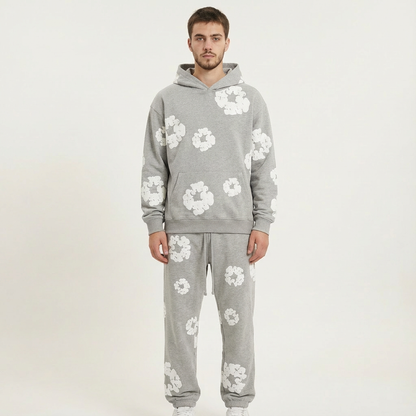 Sudadera Floral Elegante para Hombre – Confort Chic Primavera