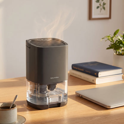 Déshumidificateur silencieux 2 en 1 pour air intérieur