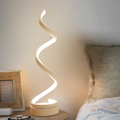 Lámpara de Escritorio LED Espiral Elegante