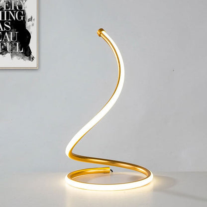 Lampe spirale en silicagel design compact