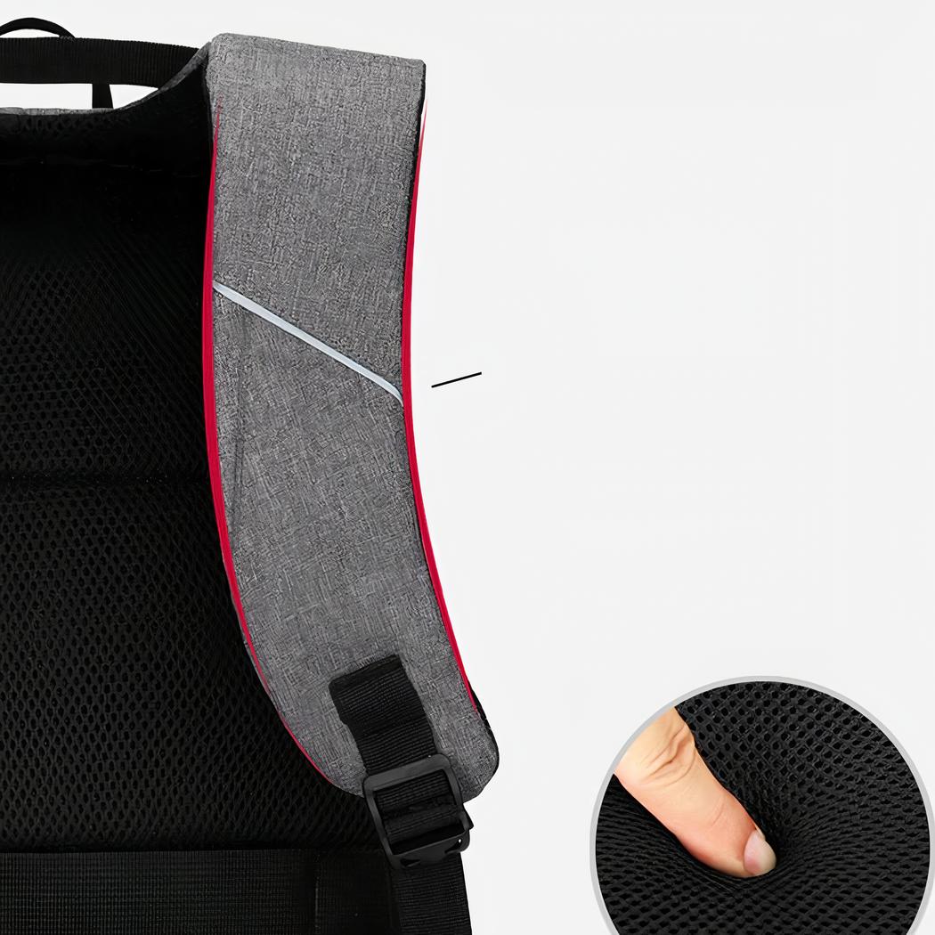 Sac à dos connecté avec chargeur USB et compartiment ordinateur