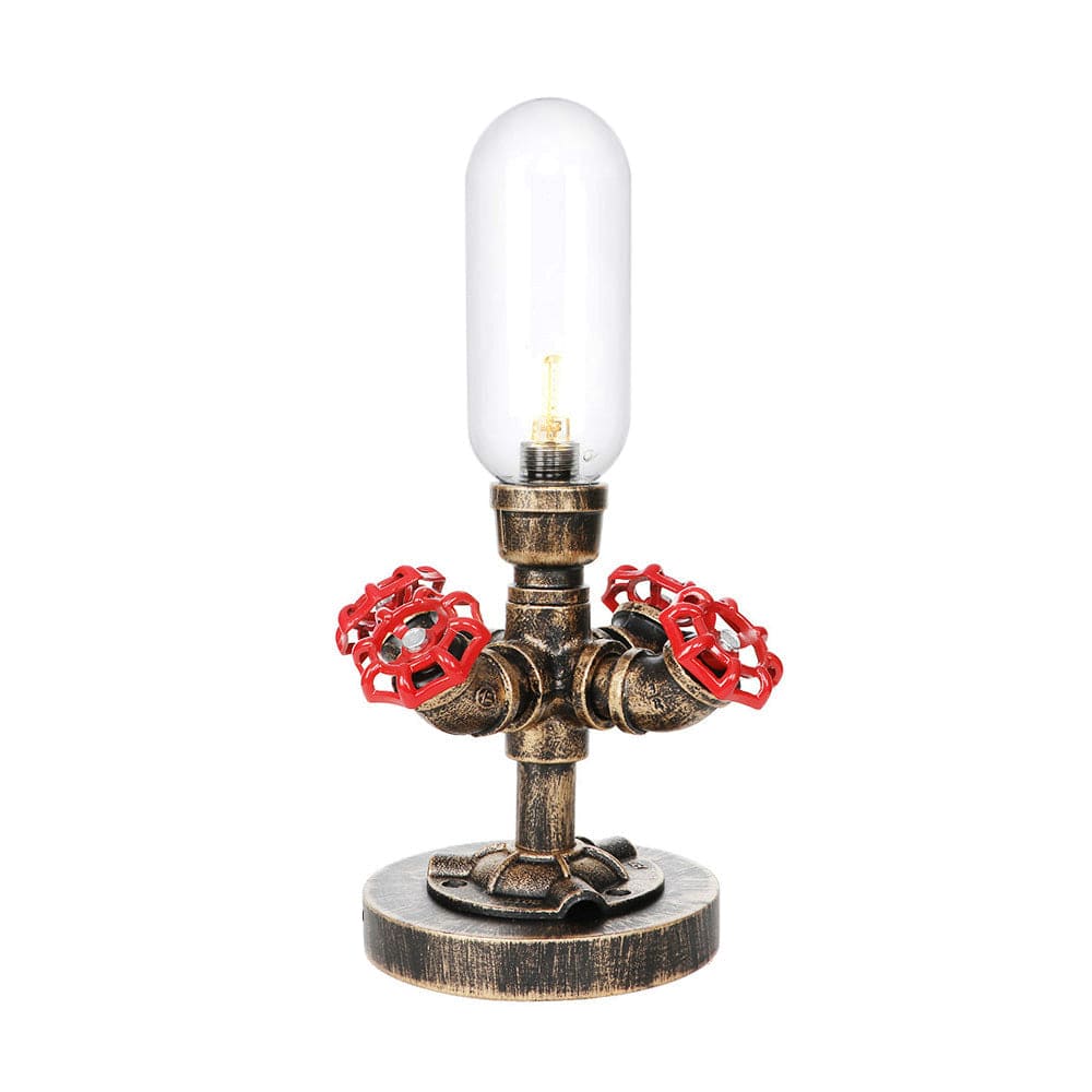 Lampe de table moderne à design industriel en métal