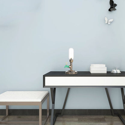 Lampe de table moderne à design industriel en métal