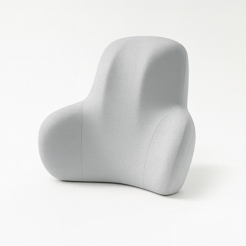SpineEase™ – Cojín Lumbar Ergonómico para Espalda con Funda Lavable