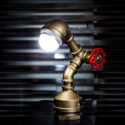 Lámpara de robot industrial de metal con interruptor mecánico