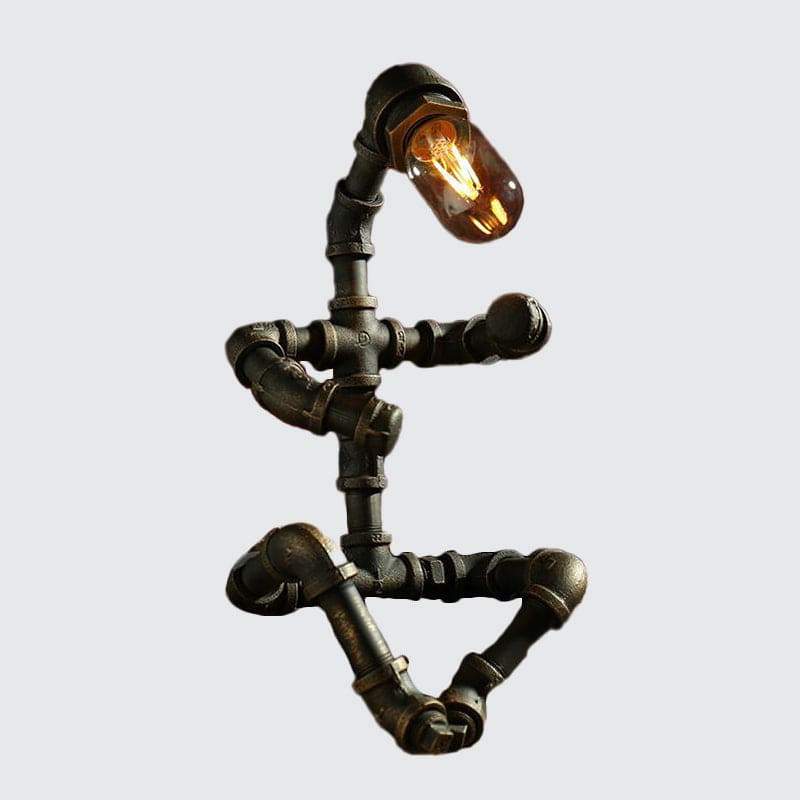Lampe de table design robot moderne LED