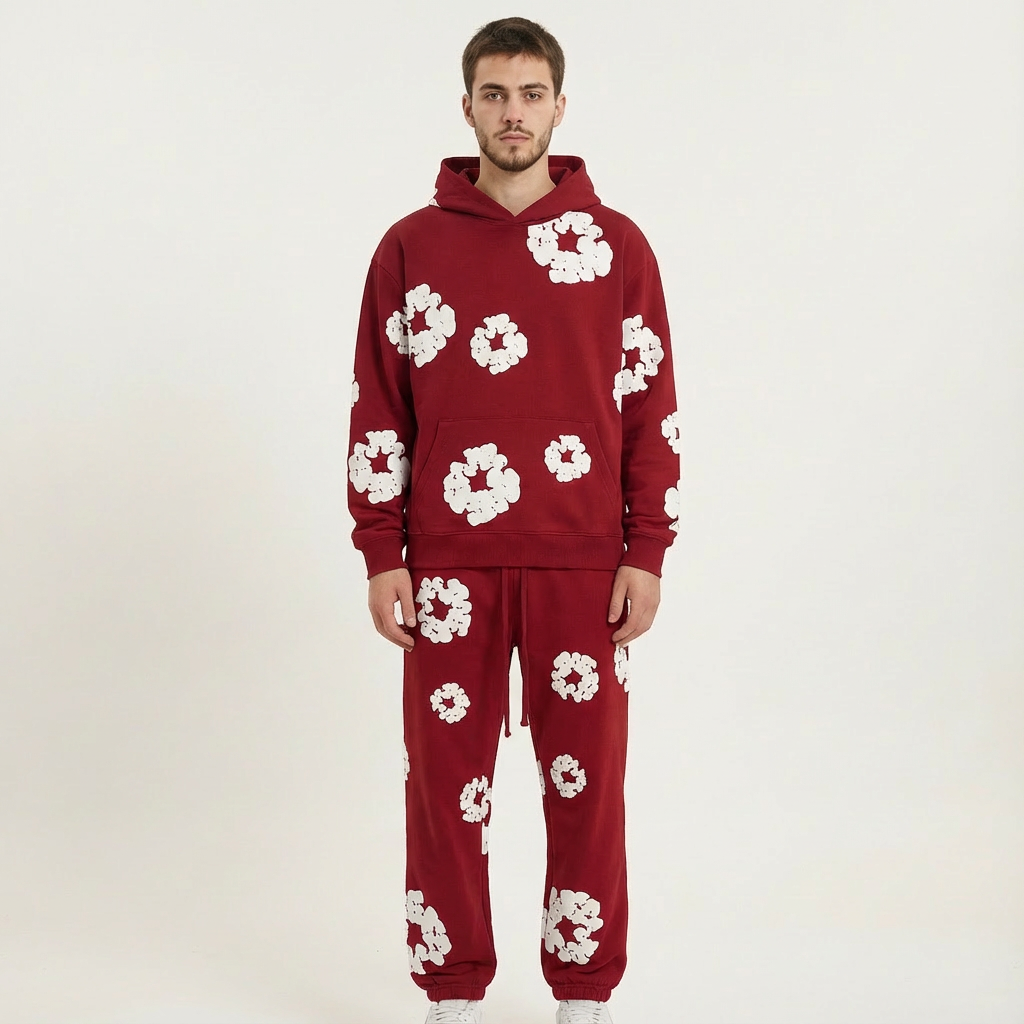 Sudadera Floral Elegante para Hombre – Confort Chic Primavera