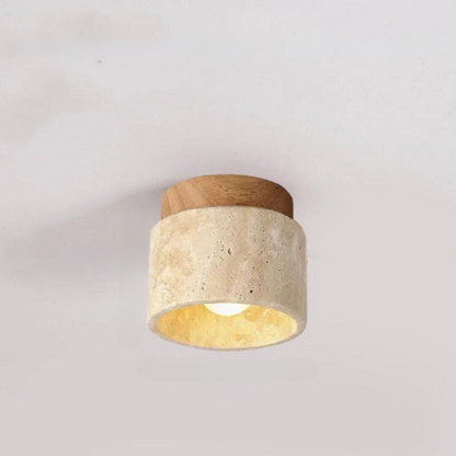 Lámpara de Araña Elegante de Piedra para Entrada y Vestíbulo