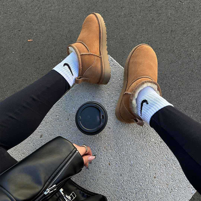 Bottes d'hiver confortables en textile isolant