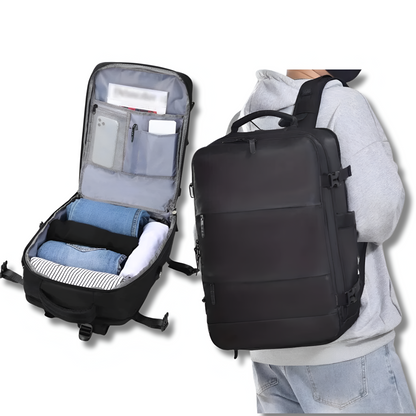 Bolsa de viaje práctica con puerto USB integrado