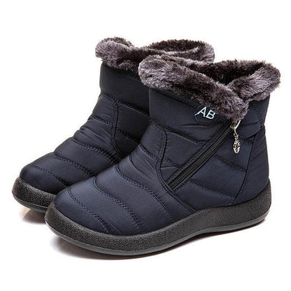 Bottes imperméables antidérapantes à doublure fourrure