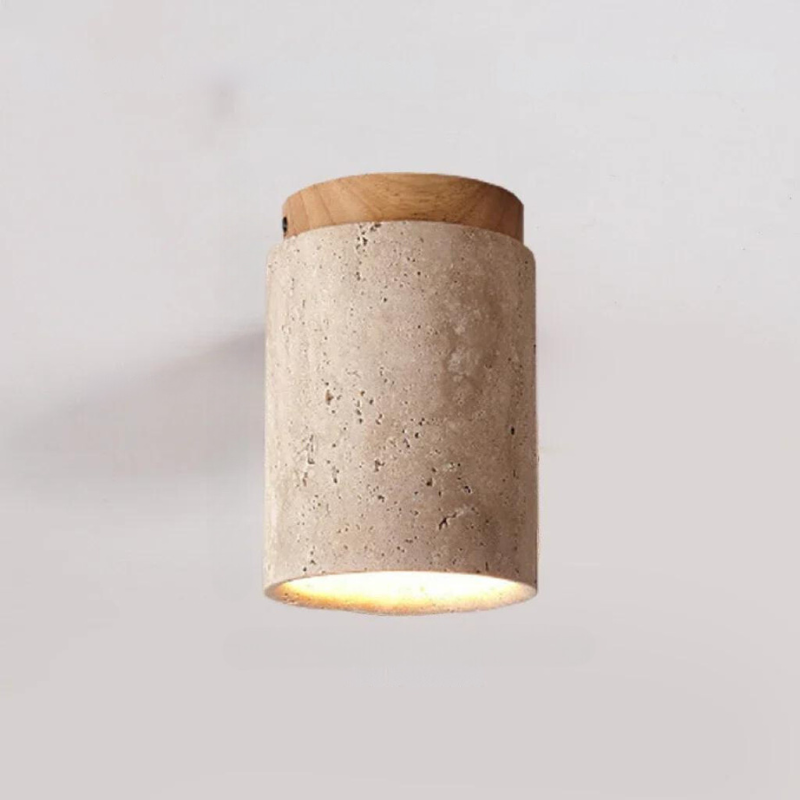 Lámpara de Araña Elegante de Piedra para Entrada y Vestíbulo