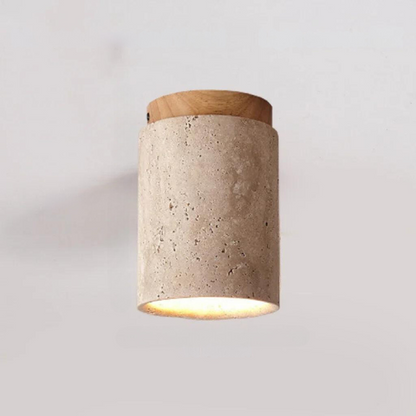Lámpara de Araña Elegante de Piedra para Entrada y Vestíbulo