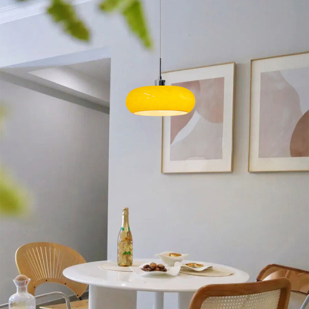 Lampe suspendue LED moderne à éclairage intégré