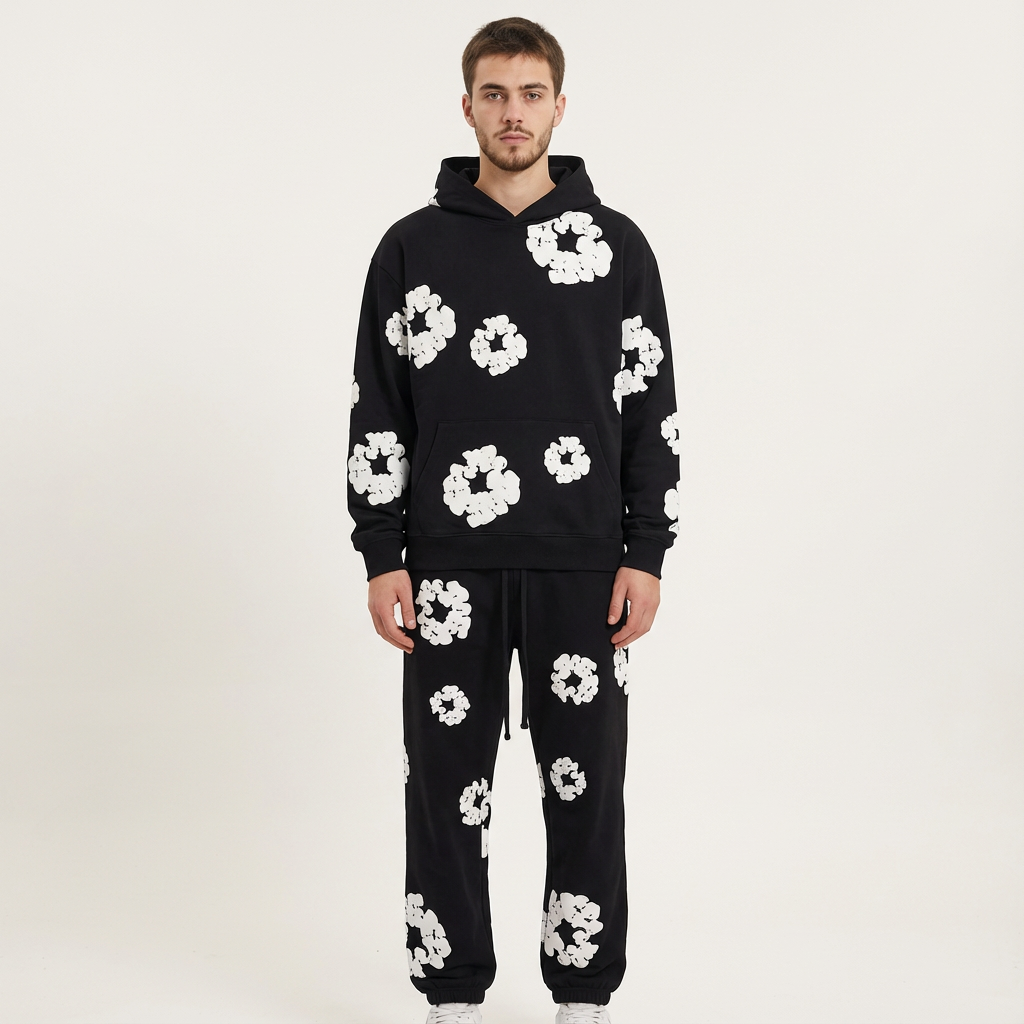 Sudadera Floral Elegante para Hombre – Confort Chic Primavera