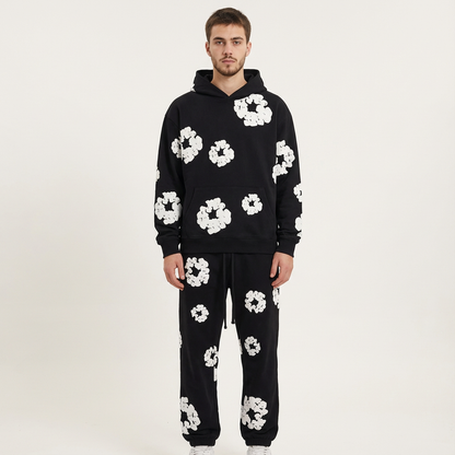 Sudadera Floral Elegante para Hombre – Confort Chic Primavera