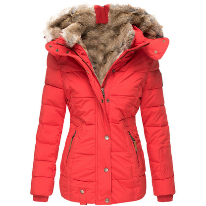 Veste chaude en fausse fourrure confortable