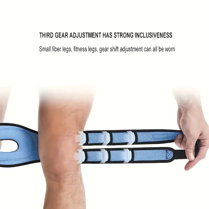 Kneoflex™ – Rodillera deportiva transpirable con doble tira y estabilización rotuliana