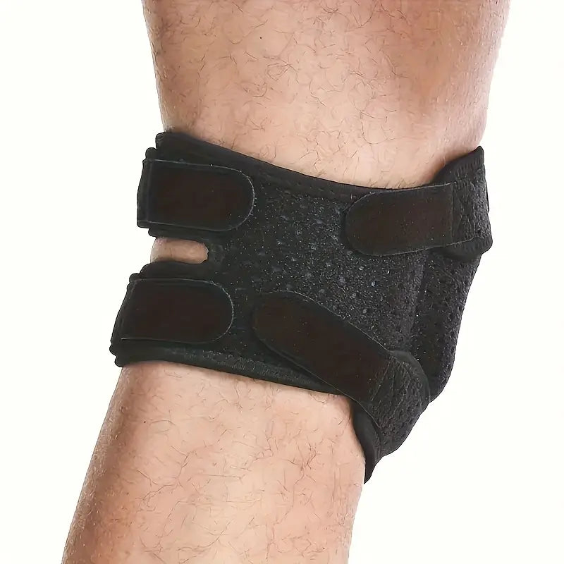 Kneoflex™ – Rodillera deportiva transpirable con doble tira y estabilización rotuliana