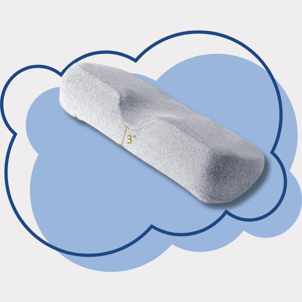 Almohada de espuma viscoelástica para el cuello