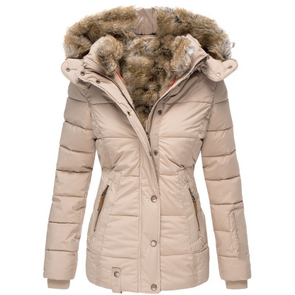 Veste chaude en fausse fourrure confortable