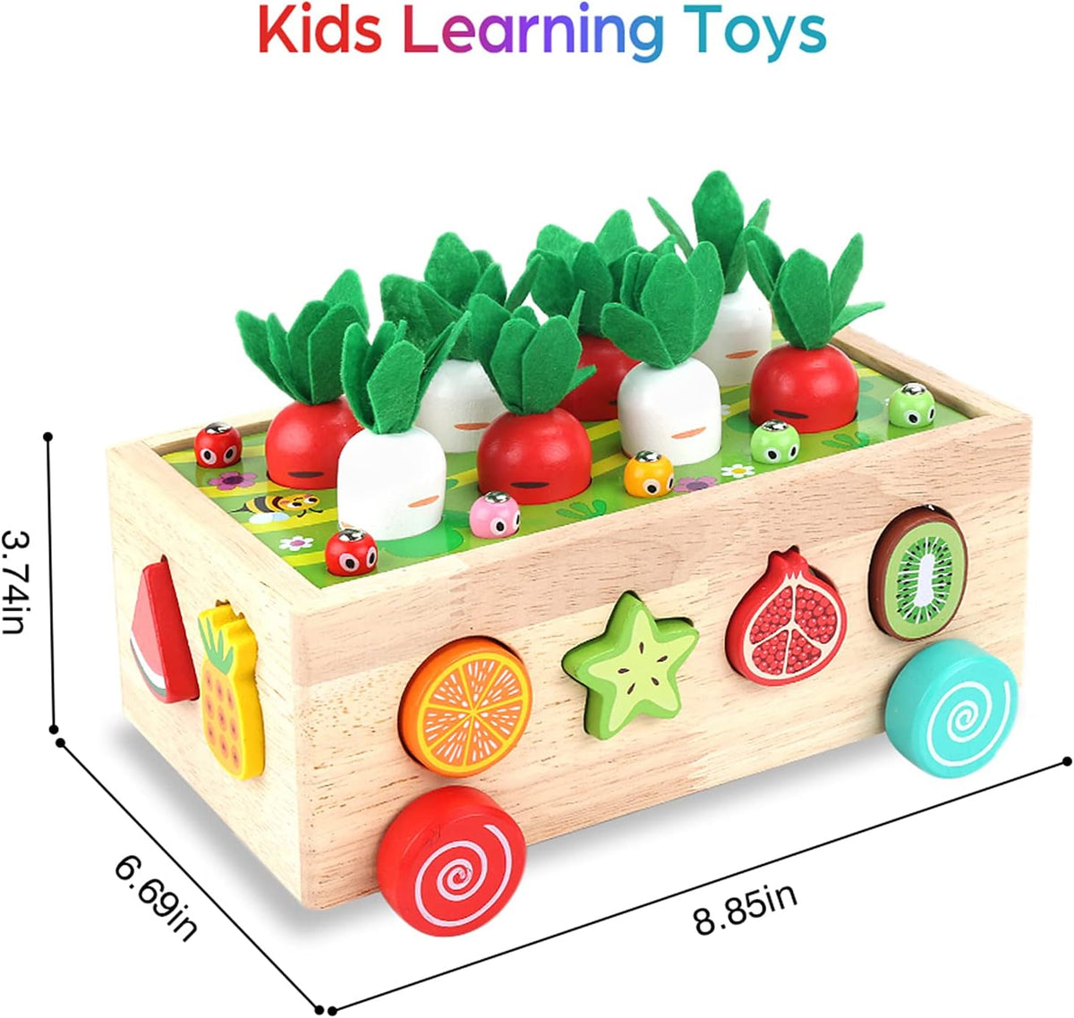 Jouet éducatif Montessori en bois de tri de formes