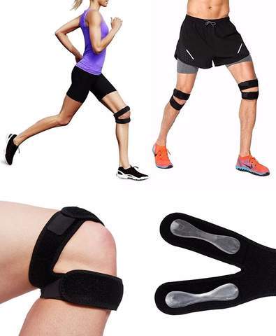 Genouillère réglable à sangle tendon rotulien et ménisque