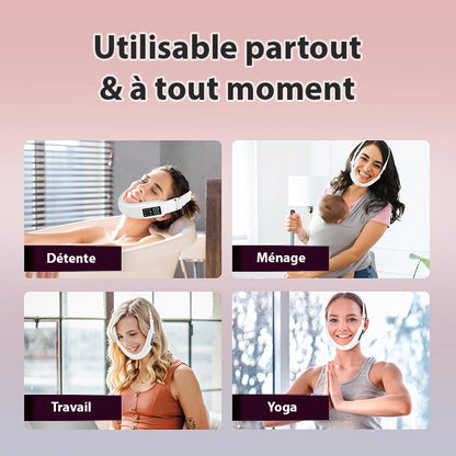 Appareil de lifting visage rechargeable à massage anti-rides