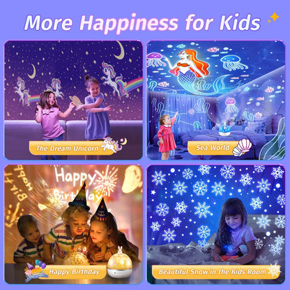 Veilleuse projecteur LED pour chambre d'enfants