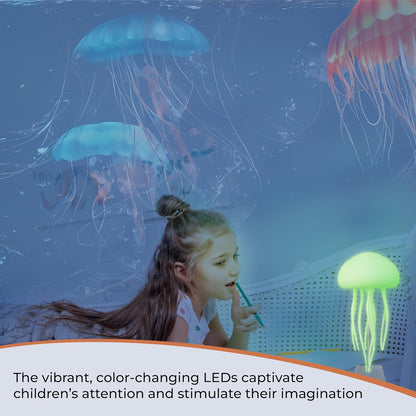 Lampe suspension décorative LED effet méduse dansante