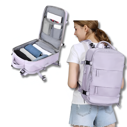 Bolsa de viaje práctica con puerto USB integrado